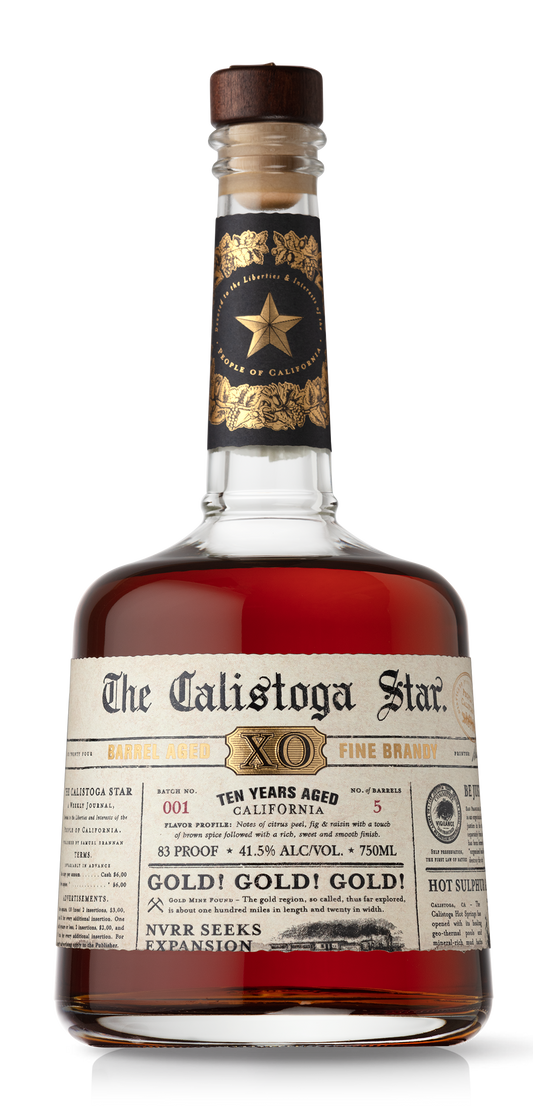 Calistoga Star XO Barrel-Aged Fine Brandy